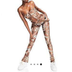 *WORN ONCE* ASOS ASYOU brown pant trousers flare